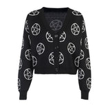 Cardigan Gothique Pentagramme