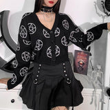 Gothic-Cardigan<br> Pentagramm