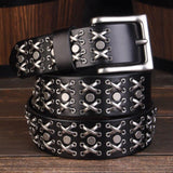 Gotischer Gürtel<br> Retro-Leder