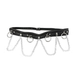 Ceinture Gothique <br /> à Chaîne et Anneaux - L'Antre Gothique