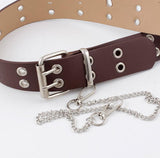 Ceinture Gothique <br /> avec Chaîne - L'Antre Gothique