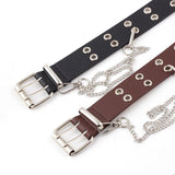 Ceinture Gothique <br /> avec Chaîne - L'Antre Gothique