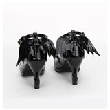 Gothic-Schuh mit Absatz<br> Gotisches Kreuz