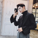 Gothic-Shirt<br> Lässige Rüschen