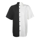 Chemise Gothique Noir & Blanc