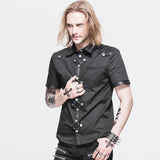 Chemise Gothique <br /> à Manches Courtes - L'Antre Gothique