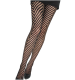 Gothic-Strumpfhose<br> Dreieckiger Streifen