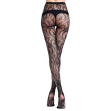 Gothic Tights<br> in Black Rose