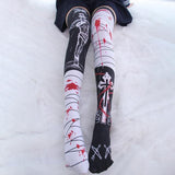 Gothic-Strumpfhose<br> Samt