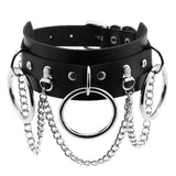 Colliers Gothique Cuir
