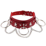 Gotische Halsketten<br> Leder