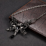 Gotische Halsketten<br> Schmetterlingsschädel
