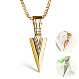 Colliers Gothique <br /> Pointes de Lance Triangulaires - L'Antre Gothique
