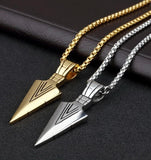 Colliers Gothique <br /> Pointes de Lance Triangulaires - L'Antre Gothique