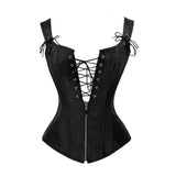 Corset Gothique En Simili Cuir