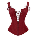 Corset Gothique <br /> En Simili Cuir