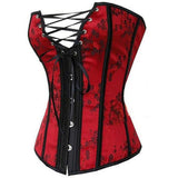 Corset Gothique <br /> Rouge - L'Antre Gothique