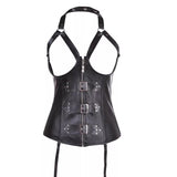 Corset Gothique <br /> en Cuir - L'Antre Gothique