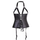 Corset Gothique <br /> en Cuir - L'Antre Gothique