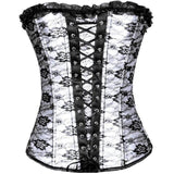 Corset Gothique <br /> en Dentelle - L'Antre Gothique