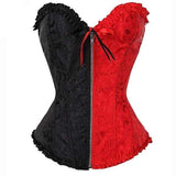 Corset gothique <br /> à lacets - L'Antre Gothique