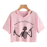 Crop Top Gothique <br /> Grunge