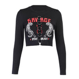 Crop Top Gothique Savage