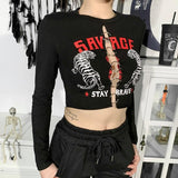 Gothic Crop Top<br> brutal