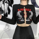 Gothic Crop Top<br> brutal
