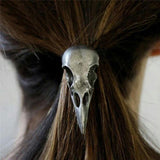 Élastique Gothique <br /> Crâne Corbeau