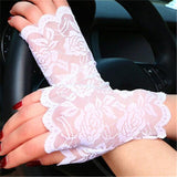 Gothic Glove<br> Floral Lace