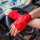 Gothic Glove<br> Floral Lace