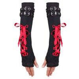 Gothic Gloves<br> Black Long
