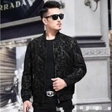 Veste Gothique <br /> Cuir Florale