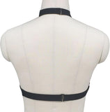 Harnais Gothique <br /> avec soutien-gorge en forme de cage - L'Antre Gothique