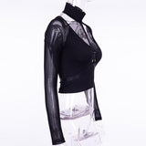 Haut Gothique <br /> à Manche Longue Transparente