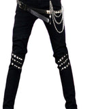 Jeans Gothique Avec Chaîne