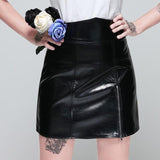 Gotischer Rock<br> Leder-Bodycon