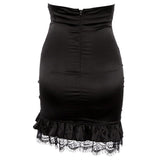 Jupe Gothique <br /> Noir à Dentelle