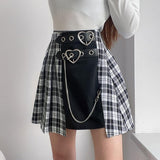 Jupe Gothique <br /> Taille Haute à Chaine
