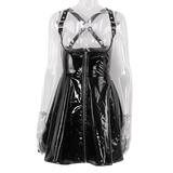 Jupe Gothique <br />  en Cuir - L'Antre Gothique
