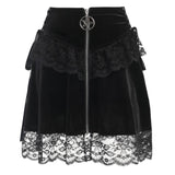 Jupe Velours Gothique