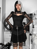 Jupe Gothique <br /> Velours à Zipper