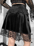Jupe Gothique <br /> Velours à Zipper