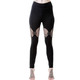 Leggings Gothique Avec Pentagramme