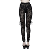 Leggings Gothique Bretelle Latérale