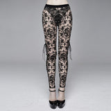 Gothic Leggings<br> Side Strap