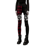 Leggings Gothique Carotté et Noir