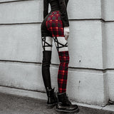 Gothic Leggings<br> Carrot and Black