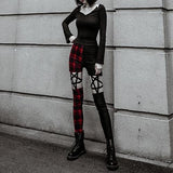 Gothic Leggings<br> Carrot and Black